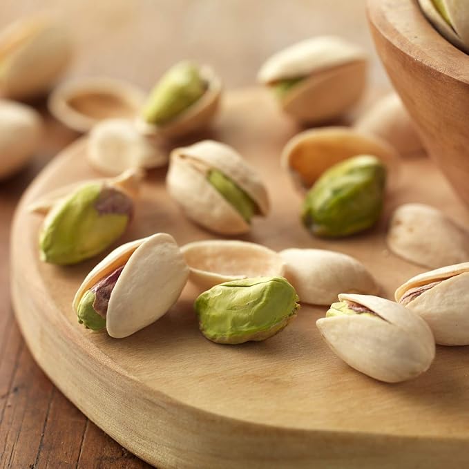 Setton Farms Pistachios Dry Roasted and Salted Pistachios Extra Large Premium California Pistachios In Shell Pistachios 3lb Burlap Gift Bag 48 oz Certified Non-GMO Gluten Free Vegan and Kosher