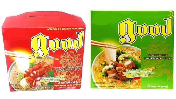 Asia Style Instant Noodles (COMBO ACECOOK TOMYUM CLEAR NOODLES)