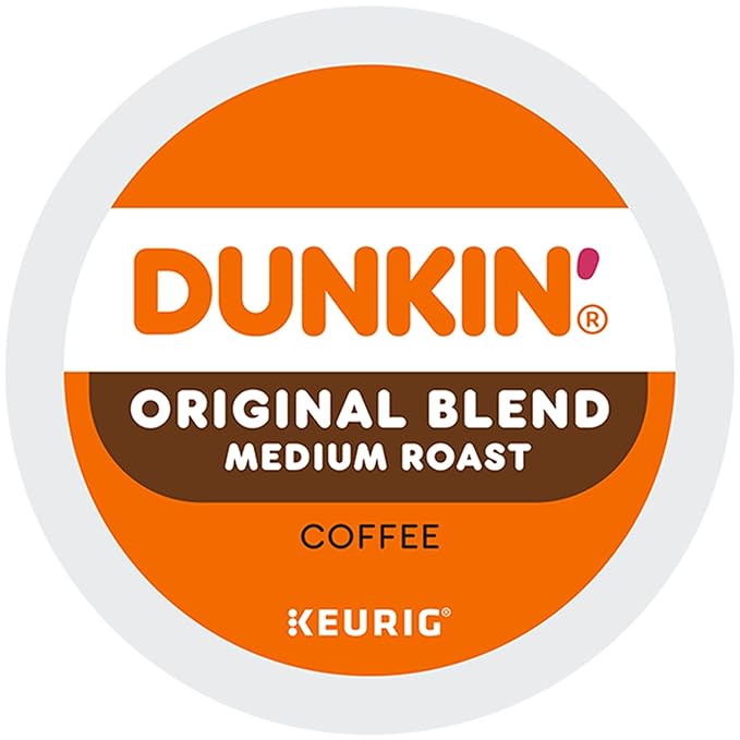 Dunkin' Donuts Single-Serve Coffee K-Cup® Pods Original Blend Medium Roast Carton Of 64 Pods