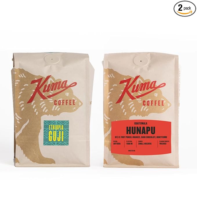 Bean Box Coffee Sampler - Single Origin 2-Pack Whole Bean Gourmet Coffee