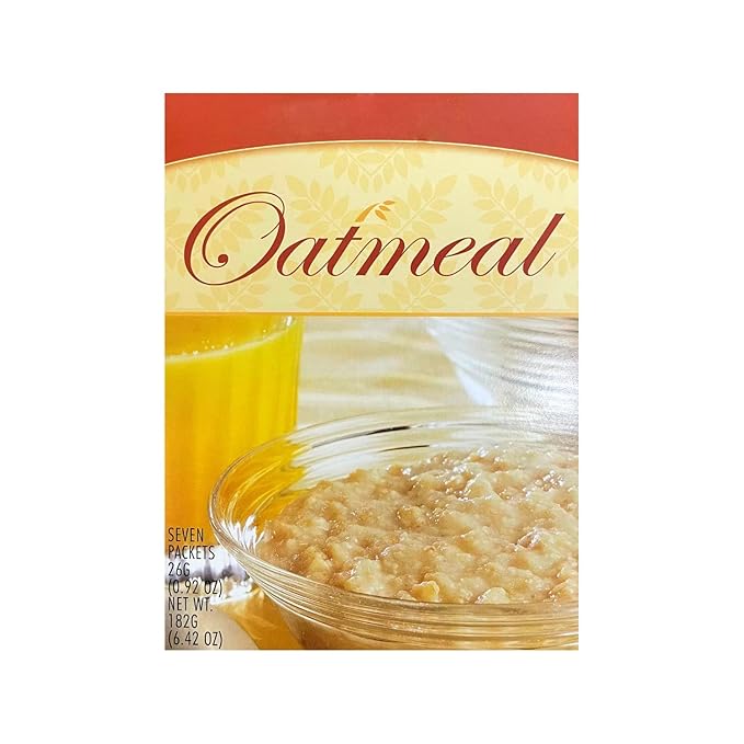 HealthyWise - High Protein Oatmeal 15g Protein Low Calorie High Fiber Low Sugar Low Fat Ideal Protein Compatible 7 Servings Per Box (Plain)