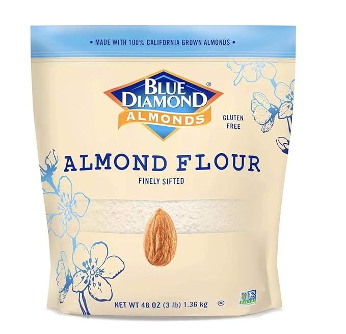 Blue Diamond Almonds Almond Flour Gluten Free Blanched Finely Sifted 48 oz