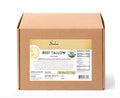 100% Pure Fully Rendered Grass Fed Grass Finished Beef Tallow-Food Grade (50 lbs)