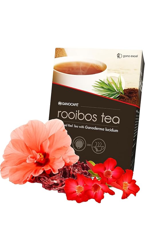 Tea Bags with Ganoderma Lucidum – Herbal Caffeine-Free Drink – 20 Count – Great for Daily Use – Serve Hot or Cold
