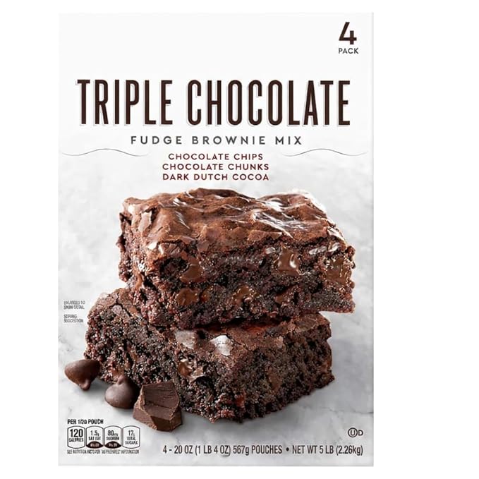 Chocolate Brownie Baking Mix 4-20 oz Pack (5 Lbs(1 Pack))