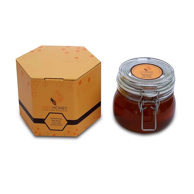 GeoHoney Immune System Booster Pack 3 Raw Honey Varieties 4.6 lb Total Black Seed Sidr &amp White Honey