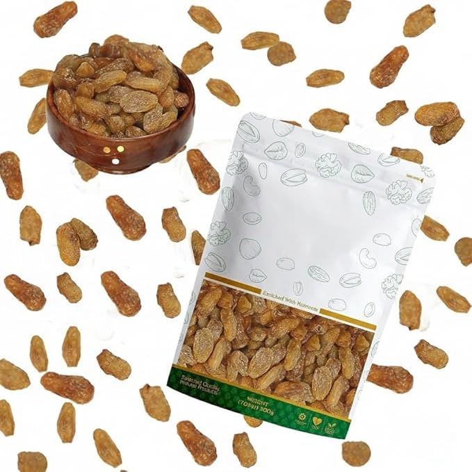 Organics Munakka Raisins with Seeds (Abjosh) - 200 Gm