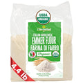 L’Oro Del Sud Organic Farro (Emmer) Flour – 4.4 lb (2 kg) Stone-Ground Ancient Grain Flour from Italy All-Purpose High Fiber Non-GMO