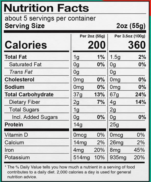 Ancient Harvest Gluten-Free Plant-Based High-Protein Vegan Pasta Green Lentil and Quinoa Penne 8 Ounce (Pack of 6)