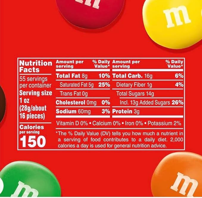 M&ampMS Bulk (M&ampMS) Peanut Butter Milk Chocolate (2 Packs) Candy Jar | (110 oz) Chocolate candies for Valentines