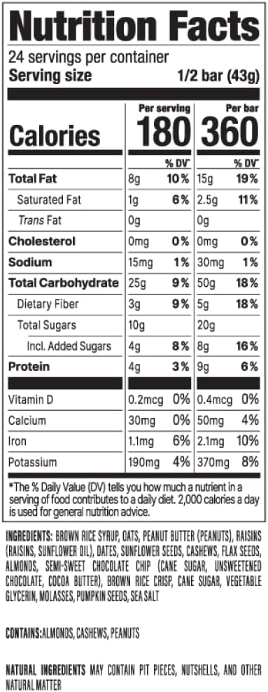 PROBAR - MEAL Bar Original Trail Mix Non-GMO Gluten-Free Healthy Plant-Based Whole-Food Ingredients Natural Energy (12 Count)