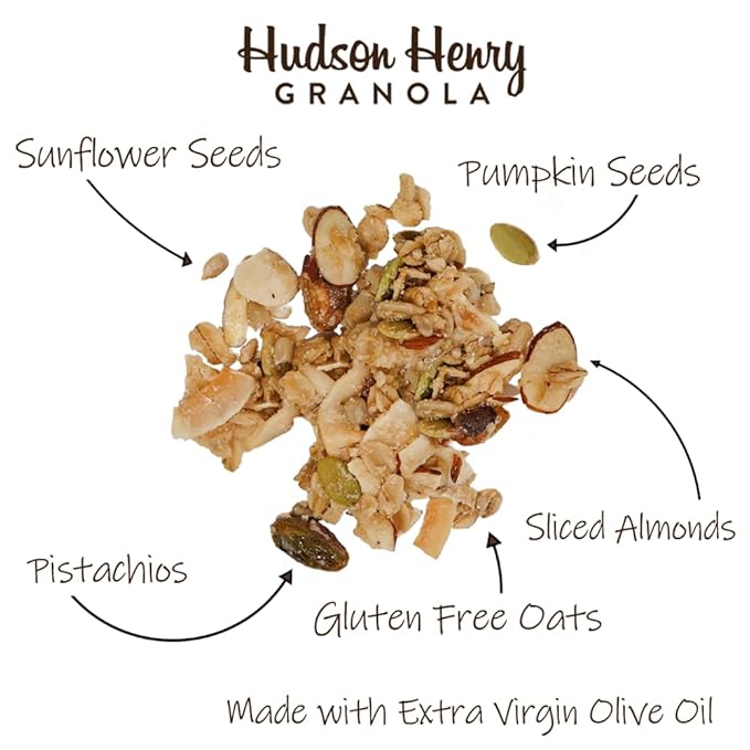 Hudson Henry Granola Pistachio - 2.5lb Bulk Bag | Non-GMO Project Verified Gluten Free