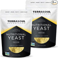 Terrasoul Superfoods Premium Nutritional Yeast Flakes 2 Lbs (Pack of 2) Fortified Savory Superfood for Vegan Cheese Seasoning and Plant-Based Protein Boost