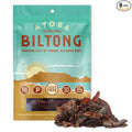 Ayoba Traditional Grass Fed Beef Biltong Slices (2 Ounce Pack of 8) Keto Friendly Air-Dried Grass Fed Beef Paleo Snacks - Gluten Free Whole 30 Approved No Sugar No Carb Meat Snacks