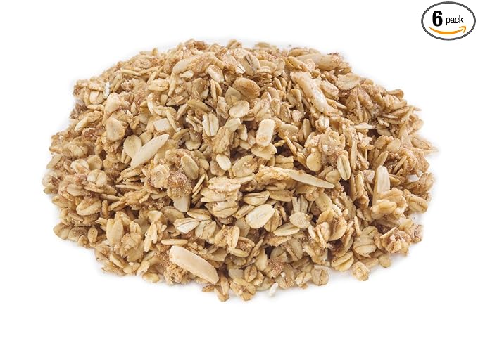Laura’s Vanilla Almond Crunch Granola Gluten Free 6 Pack of 16 oz Kosher Dairy Free Soy Free