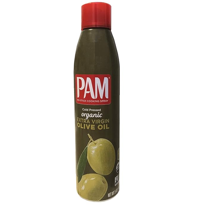 Pam Cold Pressed Organic Extra Virgin Olive Oil and Pam Non-Hydrogenated Coconut Oil Non-Stick Cooking Spray Set