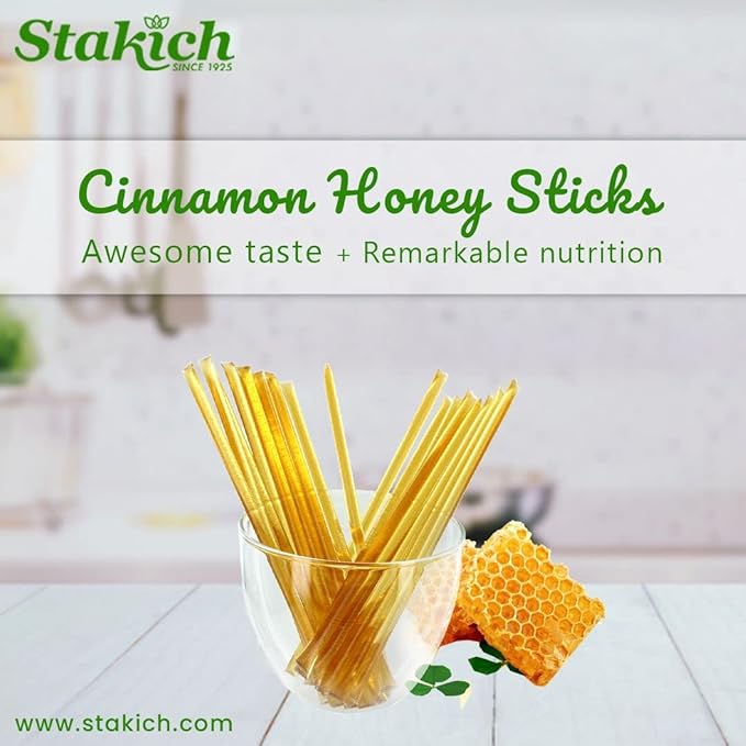Stakich Cinnamon Honey Stix (200 Stix)