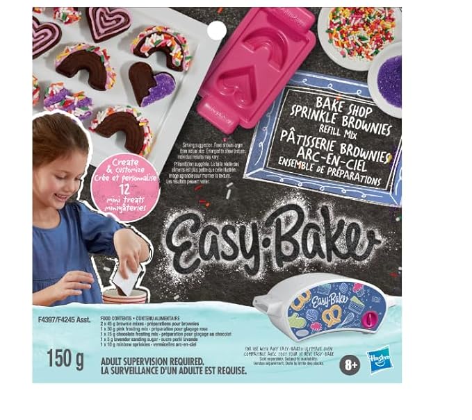 Easy-Bake Ultimate Oven Mixes Bake Shop Sprinkle Brownies Refill Mix Easy Bake Ultimate Oven Refill
