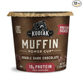 Kodiak Cakes Minute Muffins Double Dark Chocolate 2.36 Ounce (Pack of 12) (Packaging May Vary)