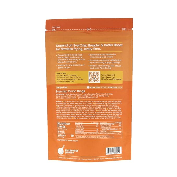 EverCrisp Breader &amp Batter Boost Vegan OU Kosher Certified ⊘ Non-GMO - 16 oz.