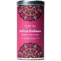 Tahmina Saffron Radiance Caffeine Free Tea: Calming Hibiscus and Rose with Saffron 12 Biodegradable Pyramid Tea Bags Makes 36 Cups of Tea (1 Pack)
