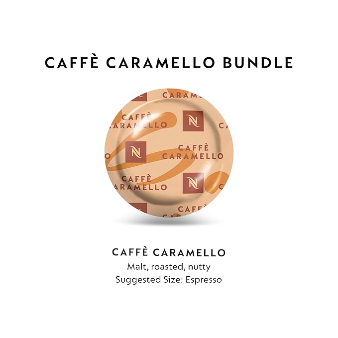 Nespresso Professional Coffee Capsules Caffè Caramello Coffee Bundle 150-Count Capsules