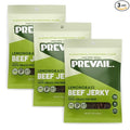 PREVAIL Lemongrass Grass-Fed Beef Jerky | Gluten Free | 100% Grass-Fed | High Protein Snacks | Free of Preservatives | No GMO's | Pack of (3) Bags | 2.25oz