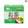Suwirun Aoki Cha Organic Yabukita Japanese Green Tea 50 Bags – Smooth Umami-Rich &amp Refreshing – Eco-Friendly Unbleached Tea Bags for Hot &amp Cold Brew