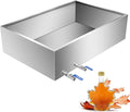 Maple Syrup Evaporator Pan Stainless Steel Maple Syrup Boiling Pan Cooking Maple Syrup For Maple Syrup Making30Dx16Wx9.5H