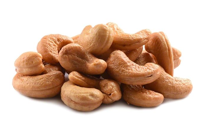 Bulk Roasted Cashews Jumbo 240 18lb (Case) — Wholesale Roasted Unsalted Cashews Whole Jumbo Cashews