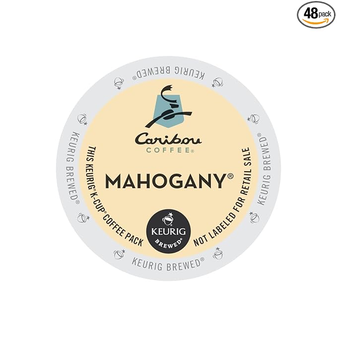 Keurig Caribou Coffee Mahogany K-Cup packs 48-Count