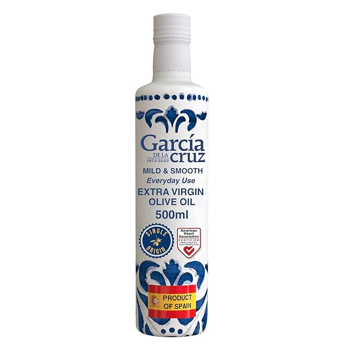 Organic Extra Virgin Olive Oil by Garcia de la Cruz Mild Smooth Flavor for Everyday Use Spanish Organic Olive Oil Single-Origin Family Owned