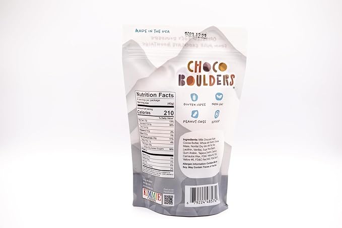 Chocoboulders Chocorocks Kimmie Candy mixed (silver/gold/bronze) 14oz Bag Big