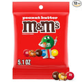 M&ampM'S Peanut Butter Chocolate Candy 5.1-Ounce Bag (Pack of 12)