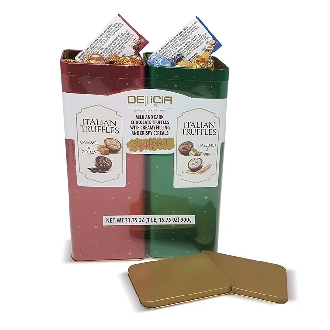 Delicia Duo-Pack Italian Truffles 15.87 Ounce (2 Count)