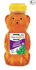 MANISCHEWITZ HONEY CLOVER BEAR SQZ 12 OZ