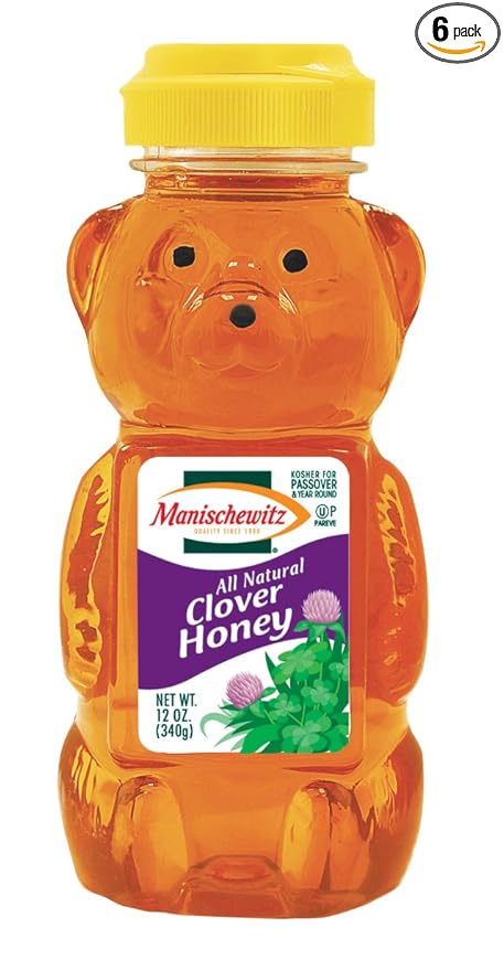 MANISCHEWITZ HONEY CLOVER BEAR SQZ 12 OZ