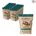 Naturanic Brazilian Dark Chocolate Covered Nuts Snack No sugar Keto friendly Net Carb Zero All NAtural Organic Vegan - Pack of 12