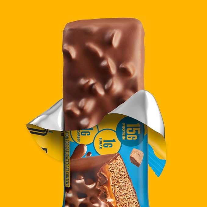 FULFIL Protein Snack Bars Flavored Triple Chocolate Gluten Free with 15g Protein Pantry Staples 12 Count