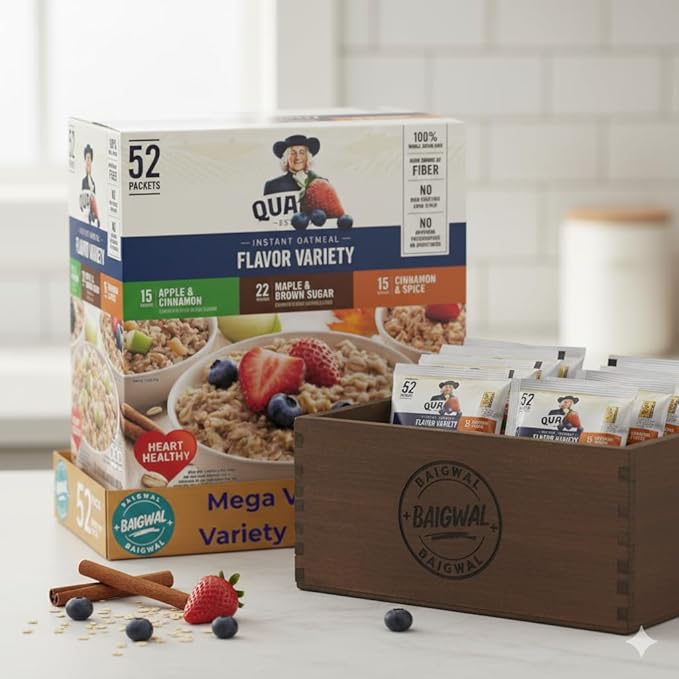 Instant Oatmeal Variety Pack 1.51 Ounces 52 Count