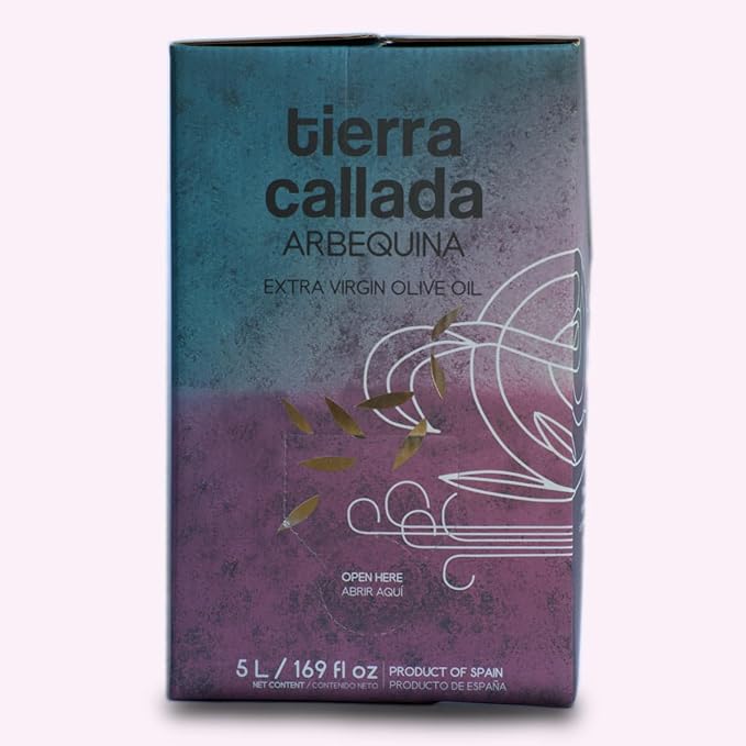 Tierra Callada Arbequina - Premium Spanish Extra Virgin Olive Oil - 169 fl oz