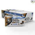 Battle Bars Crispy Protein Bar 17g Protein 100g Caffeine per serving - Gluten Free No Artificial Flavors or Colors - Veteran Founded - Dark Chocolate Espresso (60g) 12 Count
