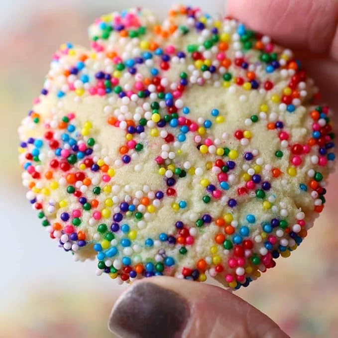 Chef's Quality Nonpareils Rainbow Sprinkles 7 Pounds For Decorating &amp Baking