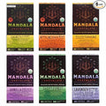 Mandala Superfood Bean-to-Bar Chocolate (2.2 oz Bar) Organic Paleo Keto Artisan Healthy Vegan Made with Adaptogens (Variety 6-pack)