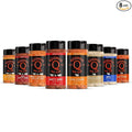 Kosmos Q BBQ Grill Spices and Seasonings Set - 8 Flavor Variety BBQ Rub Seasoning Gift Set for Barbecues Grilling and Smoking - Dry Rub Shakers Include Cow Cover Dirty Bird SPG and More