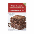 Triple Chocolate Premium Brownie Mix with 3 Kinds of Chocolate Chips 6-Pack Pouches 7 lb 8 oz Total Weight