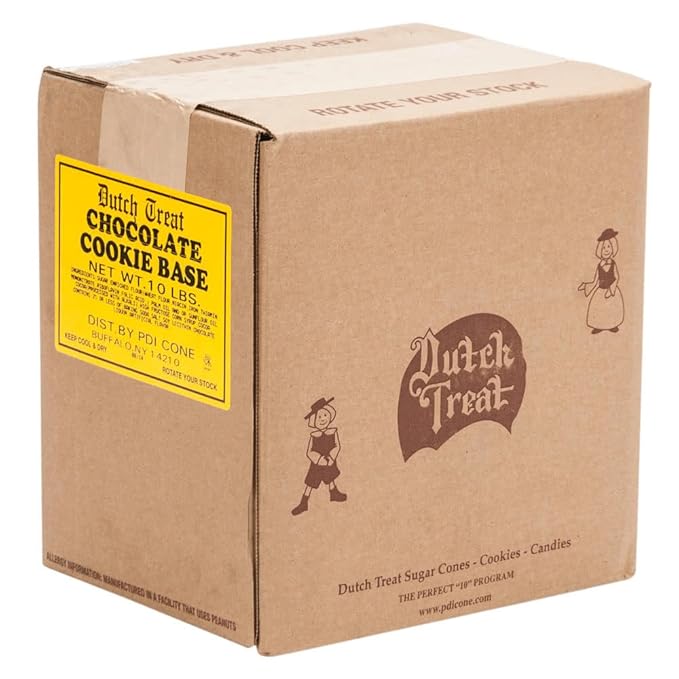 Dutch Treat Chopped Chocolate Cookie Ice Cream Topping - 10 lb.