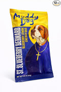 Muddy Dog Human Treats - St. Blueberry Bernard - Blueberry Lemon Energy Bar - Gluten-Free Nut-Free Granola Bars (12 Pack)