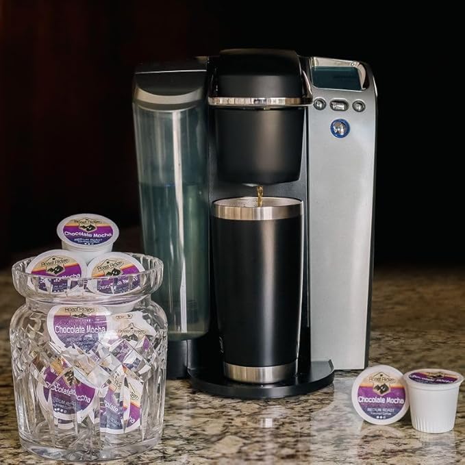 Roast Ridge Single Serve Coffee Pods for K-Cup Brewers Medium Roast Chocolate Mocha 60 Count
