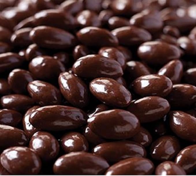 Sugar Free Dark Chocolate Covered Almonds by Its Delish 4 lbs Bulk Kosher Parve and Vegan Semisweet Chocolate